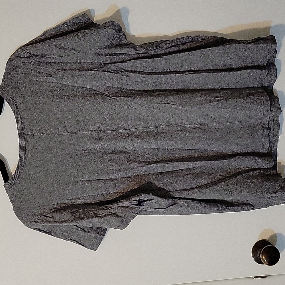 Torrid Grey Fishing Skeleton Classic Fit Heritage Jersey Crew Tee - Picture 6 of 11